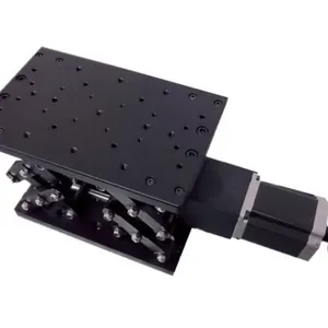 Electric Lift Table Stroke 120mm Scissor Type Displacement Adjustment Table Vertical Z-axis Lift Table thumbnail-2