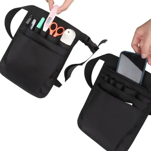 Tool Pouch With Waist Belt,Hardware Maintenance Thickened Oxford Cloth Small Tool Belt Pouch,Heavy Duty Tool Bag thumbnail-3