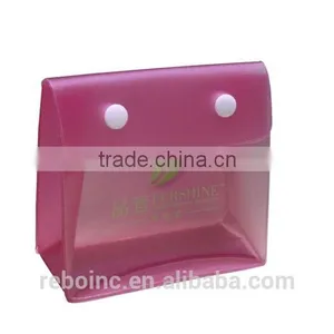 PVC Promotional Button Closure Packing Bag DXC1212-09 thumbnail-5