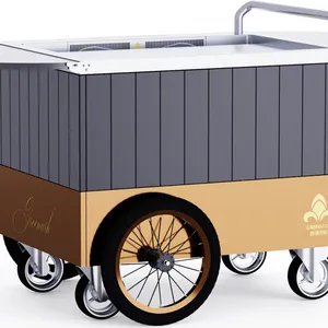 Mobile Teppanyaki Grill Durable For Over 20 Years Food Grade Board Hibachi Grill Table thumbnail-4