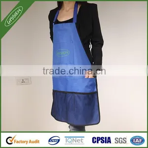 Fashion Multi-color High Quality Blue Mesh Cooking Apron,pattern Apron for the Kitchen thumbnail-1