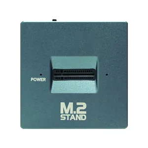 M.2 NVME SSD&HDD Dual-bay Disk Hard Drive Support SSD M Key Offline Clone M.2 Sata SSD Docking Station thumbnail-5