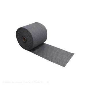 Absorbent Split Rolls For Spill Control Universal Meltblown Medium-Weight Sonic Bonded Grey thumbnail-3
