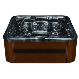 Balboa Smart Modern Design Luxury Outdoor Hot Tub Six Person Jacuzzi Home Use Constant Temperature Heating thumbnail-2