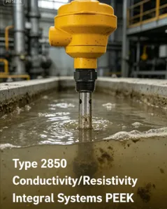 Type 2850 Integral Conductivity Sensor PEEK Inductive Conductivity Resistivity Sensor for Harsh Chemical Applications thumbnail-1