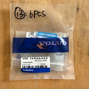 ORIGINAL VOLVO WASHER VOE14566422 APPLY For Volvo Excavator Spare Parts. thumbnail-1
