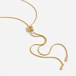 Custom Stainless Steel Necklace With 18K Gold PVD - Quick Sampling & Low MOQ thumbnail-4