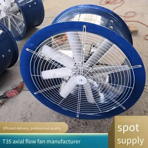 Low-noise, Large Air Volume, Anti-corrosion Fiberglass Axial Flow Fan, Ft35-11 Series Ventilator thumbnail-3