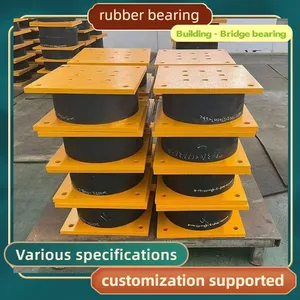 Fixed Pot Bridge Bearing Durable Basin Type Support Bearing for Municipal Road Bridge thumbnail-2