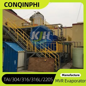 Wastewater MVR Evaporator Diaphragm Pump 10Bar 304 Stainless Steel Low Energy 45kW thumbnail-3