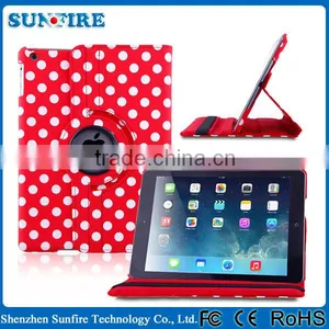 360 Degree Rotating Litchi Pattern PU Leather Case Cover Stand For IPad 2/3/4 thumbnail-1
