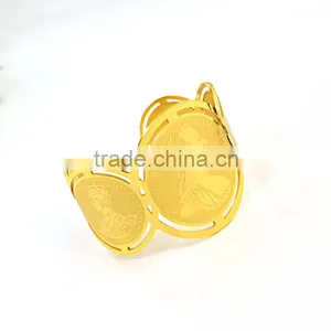 New Products 2016 Saudi Gold Jewelry Hot Selling Stainless Steel Bangle Supplier's Choice thumbnail-2