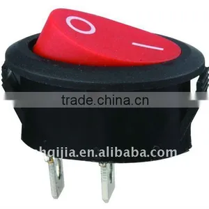 Six Pin Red Pole Rocker Switch 16a 125v 16a 250v thumbnail-1