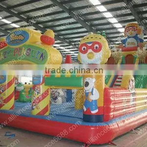 Inflatable Bouncer 14x7m Pororo Big Slide Factory Supply thumbnail-1