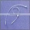 Plastic Loop Tie/color Pearl Tie/loop Pin Golden a thumbnail-1