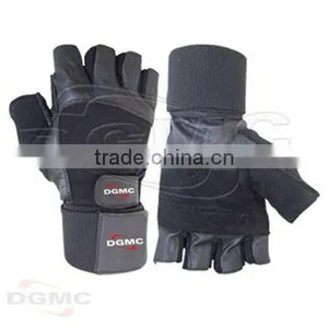 Body Builiding Elastic Wrist Wraps Gloves thumbnail-1