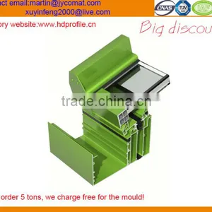 Colorful Anodized Decorative Aluminum Profile for Door and Window thumbnail-1
