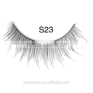 Top Quality 100% Human Hair Made False Eyelash With Customer Packing thumbnail-1