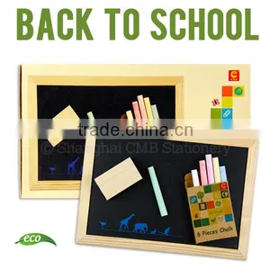 Back to School Wood Small Blackboard Set With Chalks and Dusters thumbnail-1