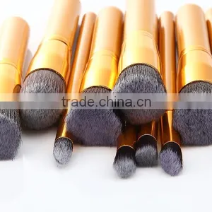Pro 10pcs Makeup Cosmetic Blush Brush Eyebrow Foundation Powder Brushes Kit Set thumbnail-1