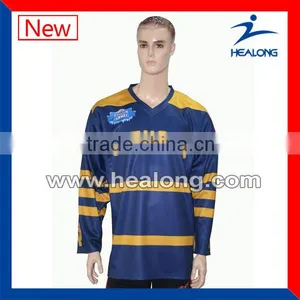 High Quality Sublimated Ice Hockey Jersey thumbnail-1