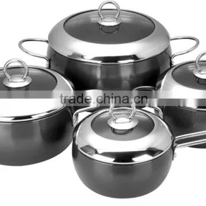 SA-12070 Hard Anodized Aluminum Cookware Set /Apple Shape Aluminum Cookware Wholesale Cookware thumbnail-1