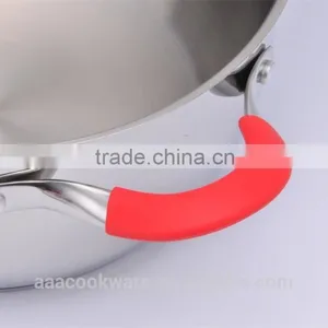 Stainless Steel Cookware With Silicone Handle thumbnail-2
