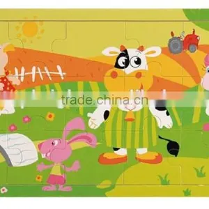 2014 Popular Child Toys Silk Screen Printing 21 Pcs Car Bus Plane Boat Design Custom Jigsaw Puzzle thumbnail-5