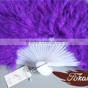 Wholesale Feather Fan Turkey Feather Fan For Party Dance Show thumbnail-2