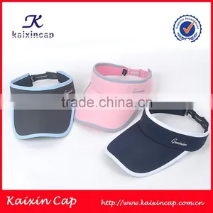 High Quality Sun Visor Caps With Long Custom Sun Visor Cap, Long Visor Cap,Plain Color Cotton Sun Visor thumbnail-1