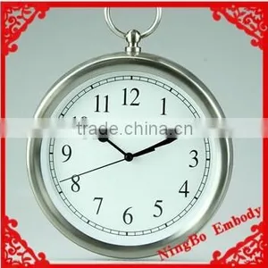 Table Top Decorative With White Face Paper Black Pointer Metal Table Alarm Clock thumbnail-1