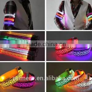 Hot Sale Glowing Bracelet LED Lights Flash Wrist Nocturnal Warnings Band Running Gear Glowing Armband thumbnail-4