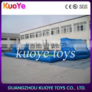 Amusing Inflatable Soap Football Field With Factory Price thumbnail-1