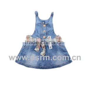 Denim Fashion Girls Dresses for 2012 (KS120028) thumbnail-1