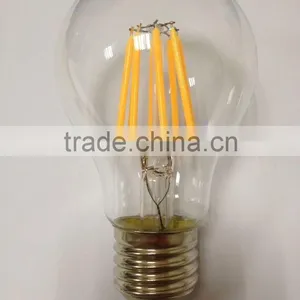 Top Quality 110V E26 Led Filament Bulb Dimmable Clear Glass ETL A19 Led Filament Bulb Lights Lamp Energy Star Wam White 2700K thumbnail-1