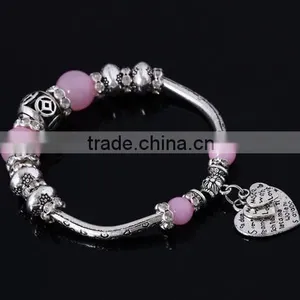 TOP BEST SELLING Wholesale Elegant DIY Heart Bead Bracelet/ thumbnail-4