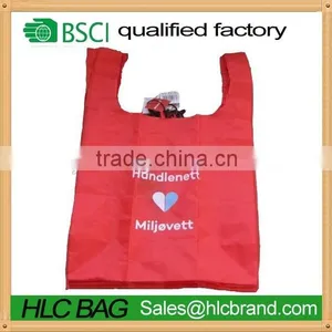 Hot Sale Eco-friendly Red Polyester Recycled Bag Eco-friendly Bag thumbnail-1