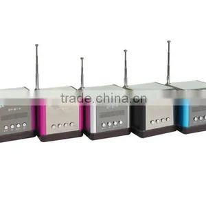 Portable Mini Digital MP3 Player FM Radio Card Reader Speaker thumbnail-2