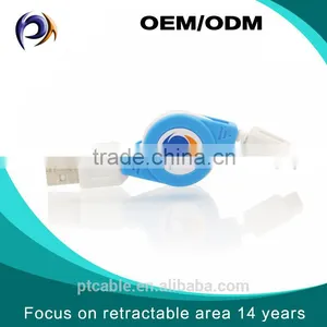 80cm Retractable Usb Charging Cable Usb to Micro Usb Cable in Many Styles thumbnail-3
