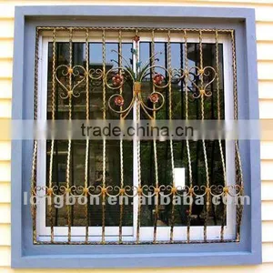 Top-selling Hand Forged Wrought Iron Window Fence Grill thumbnail-1