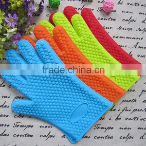 Silicone Gloves Oven Glove BBQ Glove Peeling Glove thumbnail-1