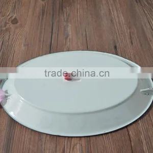 Oval Logo Cusomized Party Fruit Enamel Tray thumbnail-2