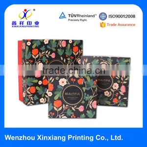 Fashionable Fancy Mooncake Paper Gift Boxes Cosmetics Box thumbnail-1