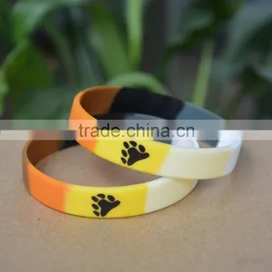 Design Your Own Wristband Printed Silicone Bracelet thumbnail-1