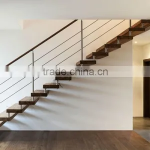Decorative Portable Wood Floating Staircase, Metal Staircase , --YUDI thumbnail-3