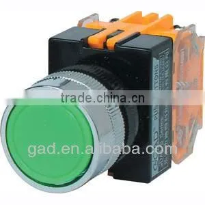 GA1-11BN,S CNGAD GA1 Series Green Flush Switch Pushbutton thumbnail-1