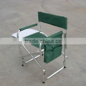 Metal Folding Director Chair With Table thumbnail-4