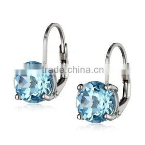 Sterling Silver 8mm Back Earrings Jewelry Fashion thumbnail-1