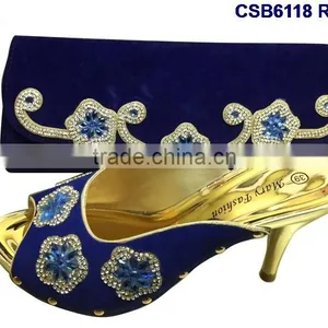 CSB6118 2016 The Latest Fashion Woman Italy Style High Heel Sandal Shoes With Fashionable Bags thumbnail-4