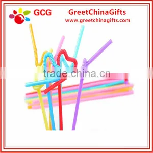 Colorful Flexible Plastic Drinking Straw thumbnail-1